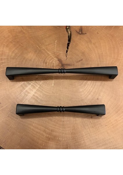 Linda Çekmece Kapak Kulpu Siyah (2 Adet) 160 mm