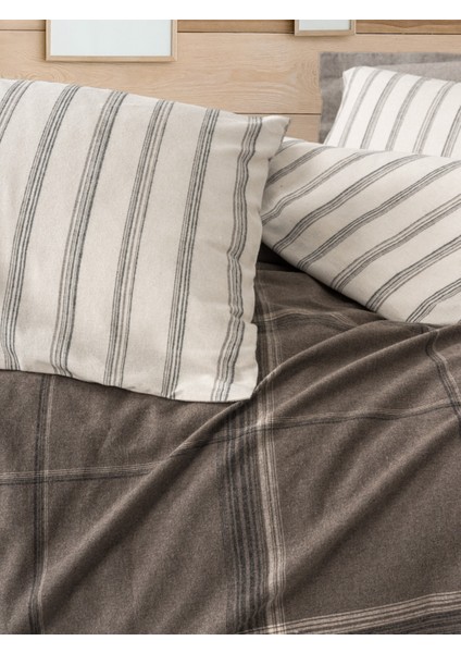 Warm Flanel Çift Kişilik Caldo Kahve Nevresim Takımı fiyatları