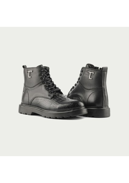 Erkek Casual Bot [052041], Siyah Antik, 44