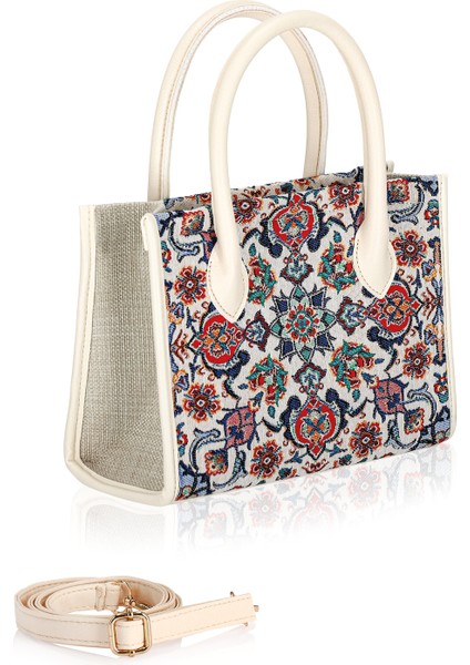 Etnik Desenli Kadın El Omuz Çanta Mottif Istanbul Otantik Goblen 1003 fiyatları