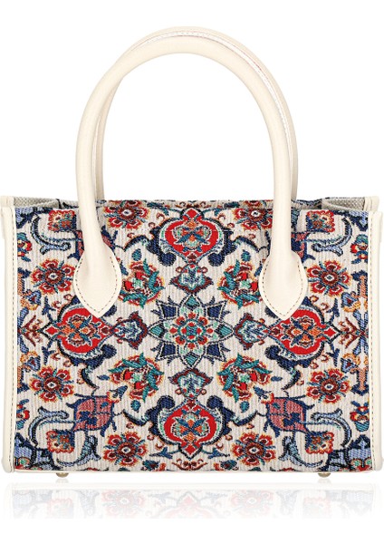 Etnik Desenli Kadın El Omuz Çanta Mottif Istanbul Otantik Goblen 1003 modelleri
