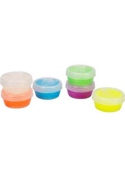 Karanlıkta Parlayan 6 Renkli Slime ile Eğlenceye Davetlisin!
