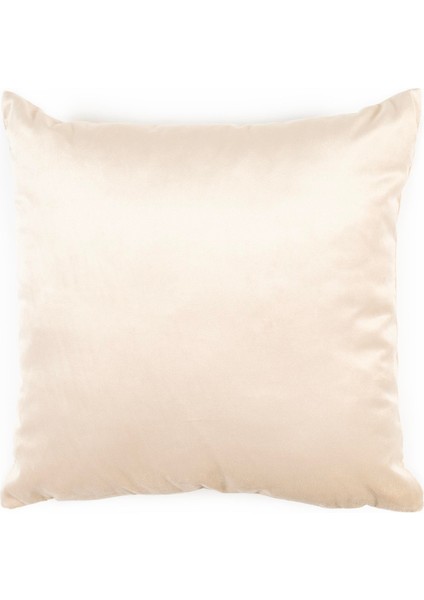 Mat Kadife Krem 45x45 Cm Kare Kırlent Kılıfı Cvıcm1c31vb9051001-Bl65