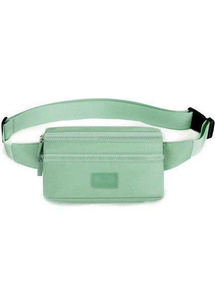 Kanvas Crossbody Bel Göğüs Omuz Çantası (Yurt Dışından)