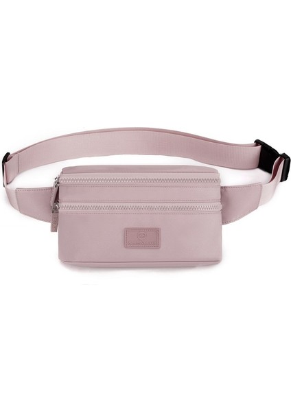 Kanvas Crossbody Bel Göğüs Omuz Çantası (Yurt Dışından)