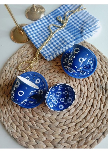 Nazar Boncuğu 2 Kişilik Kahve Fincan Seti fiyatları