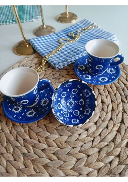 Nazar Boncuğu 2 Kişilik Kahve Fincan Seti modelleri