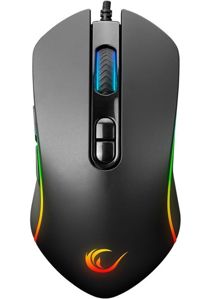 Hydra R6 Siyah Red Switch Stormy Siyah Kulaklık  Makrolu Rgb Mouse + Mousepad 4lü Oyuncu Seti