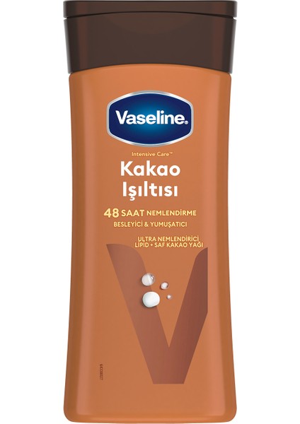 Vücut Losyonu Kakao Işıltısı Parlaklığını Kaybetmiş ve Kuru Ciltler İçin 200 ml