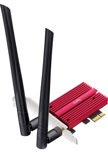 WE3000S AX5400MBPS 2.4g/5g/6ghz 2*5dbi Anten Bt5.2 Mu-Mımo Kablosuz Wi-Fi 6e Pcıe Adaptör