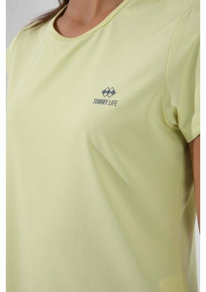 Limon Basic Kısa Kol Standart Kalıp O Yaka Kadın T-Shirt - 97144