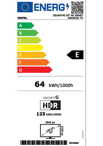 55UA9740 55'' 139 Ekran Uydu Alıcılı 4K Ultra HD Smart Android LED TV