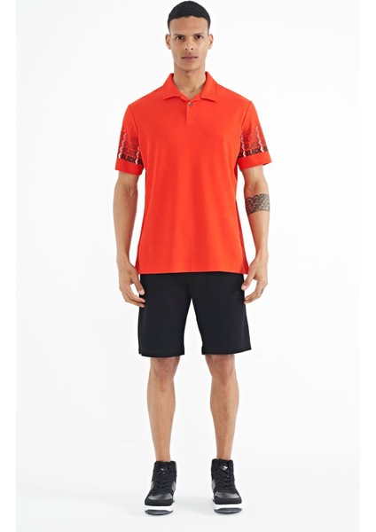 Fiesta Kol Baskı Detaylı Polo Yaka Standart Form Erkek T-shirt - 88240 fiyatları