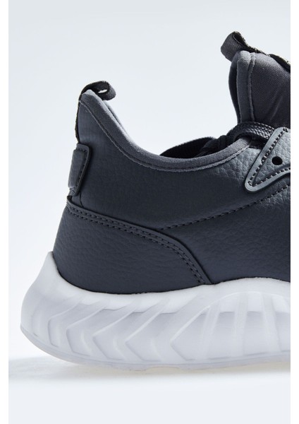 Tommy Life Füme Yüksek Taban Bağcıklı Suni Deri Erkek Spor Ayakkabı - 89115
