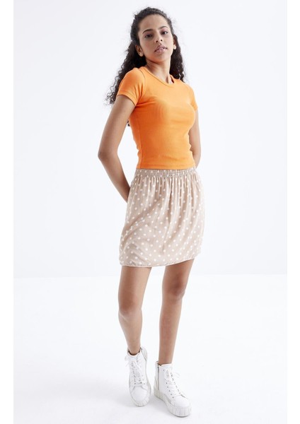 Oranj Basic Kısa Kol O Yaka Kadın T-Shirt - 97202