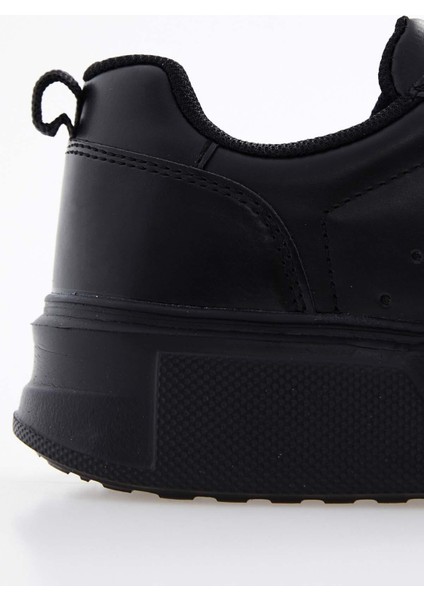 Tommy Life Siyah Bağcıklı Rahat Kalıp Kadın Spor Ayakkabı - 89105