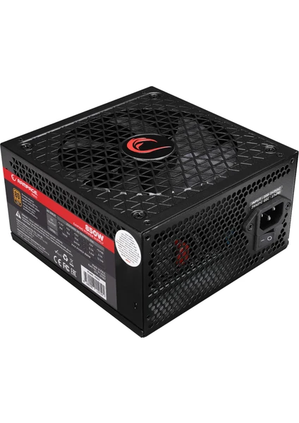 P850 850W Apfc 14CM Long Life Hdb Fan 80 Plus Gold Sertifikalı Gaming Power Supply