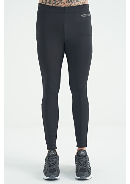 Antrasit Arka Bilek Baskı Detaylı Yüksek Bel Slim Fit Aktif Spor Erkek Tayt - 84988 fiyatları