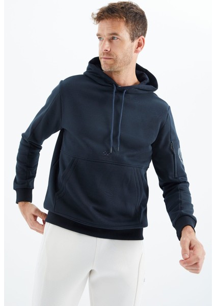 Tommy Life Lacivert Rahat Form Erkek Sweatshirt - 88298