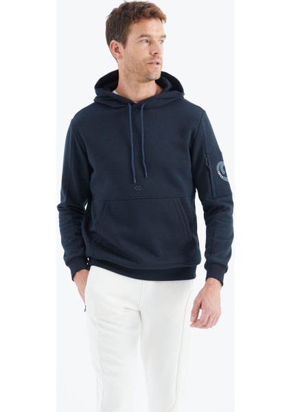 Tommy Life Lacivert Rahat Form Erkek Sweatshirt - 88298