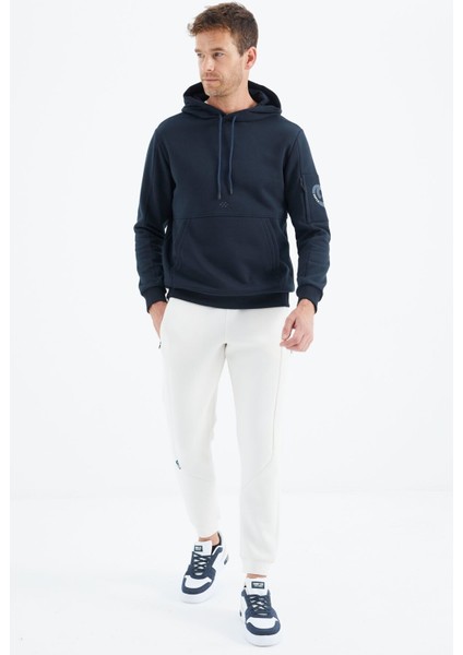 Tommy Life Lacivert Rahat Form Erkek Sweatshirt - 88298