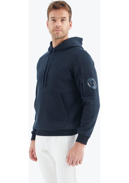 Tommy Life Lacivert Rahat Form Erkek Sweatshirt - 88298