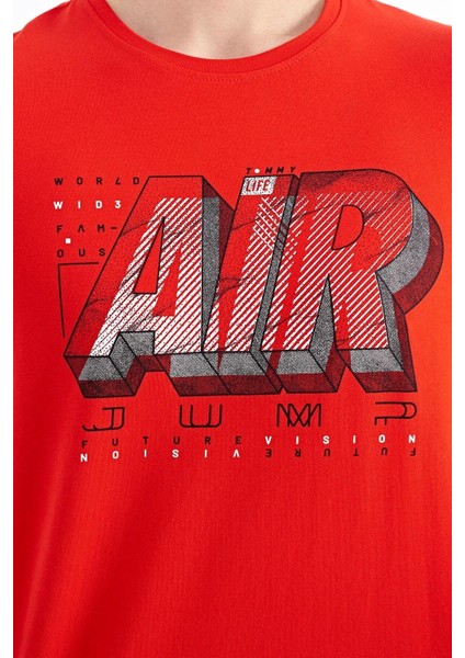 Tommy Life Fiesta Yazı Baskılı O Yaka Standart Kalıp Erkek T-Shirt - 88199