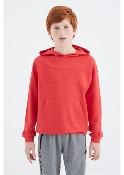 Fiesta Kapüşonlu Basic Erkek Çocuk Sweatshirt - 11181