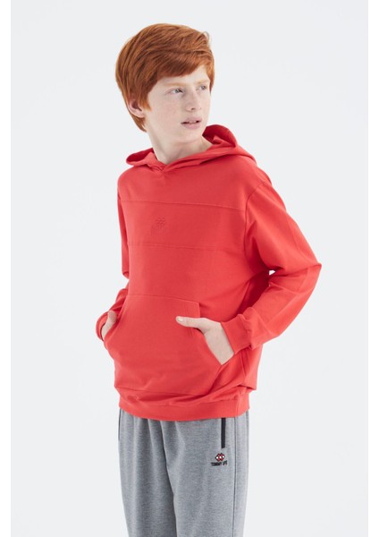 Fiesta Kapüşonlu Basic Erkek Çocuk Sweatshirt - 11181