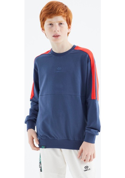 Tommy Life Parlament Basic O Yaka Erkek Çocuk Sweatshirt - 11182