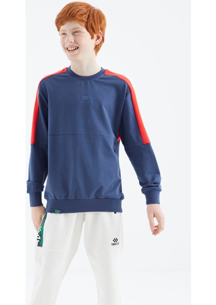 Tommy Life Parlament Basic O Yaka Erkek Çocuk Sweatshirt - 11182