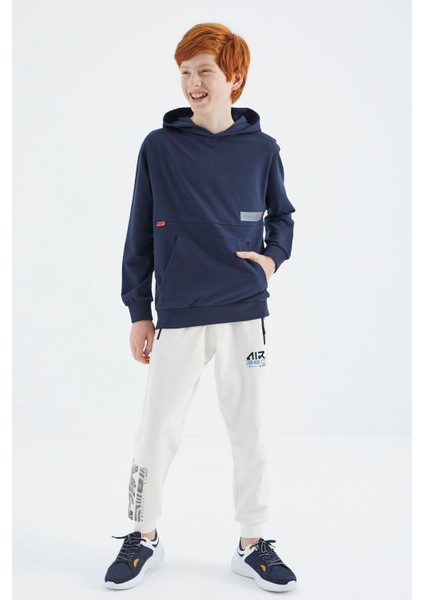 Tommy Life İndigo Standart Kalıp Erkek Çocuk Sweatshirt - 11179