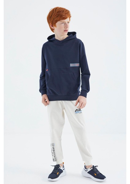 Tommy Life İndigo Standart Kalıp Erkek Çocuk Sweatshirt - 11179