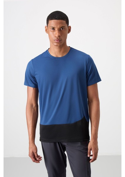 Parlament Polyester Nefes Alan Dokulu İnce Esnek Standart Fit Erkek Performans T-Shirt - 88383