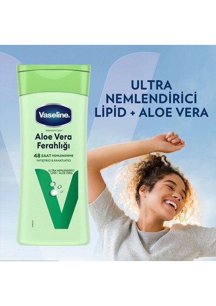 Vücut Losyonu Aloe Vera Ferahlığı Kuru Ciltler İçin 200 ml