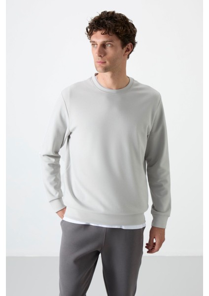 Taş Basic O Yaka Rahat Form Erkek Sweatshirt - 88053