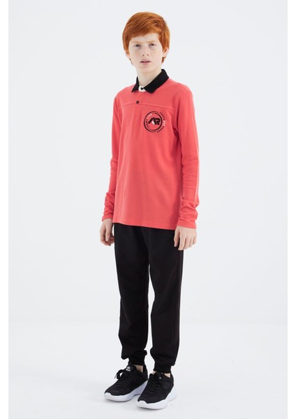 Coral Polo Yaka Erkek Çocuk T-Shirt - 11172 fırsatları