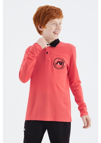 Coral Polo Yaka Erkek Çocuk T-Shirt - 11172
