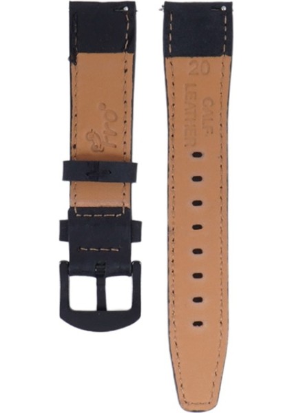 LW38-43 20 mm Hakiki Deri Spor Siyah Kordon Siyah Toka fiyatları