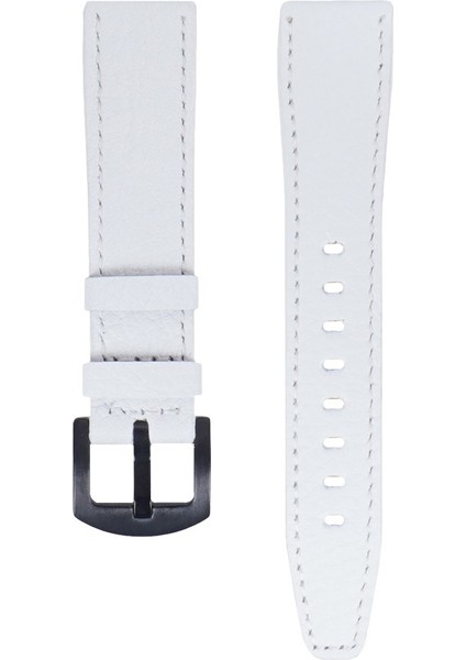 LW38-43 20 mm Hakiki Deri Kroko Beyaz Kordon Siyah Toka fiyatları
