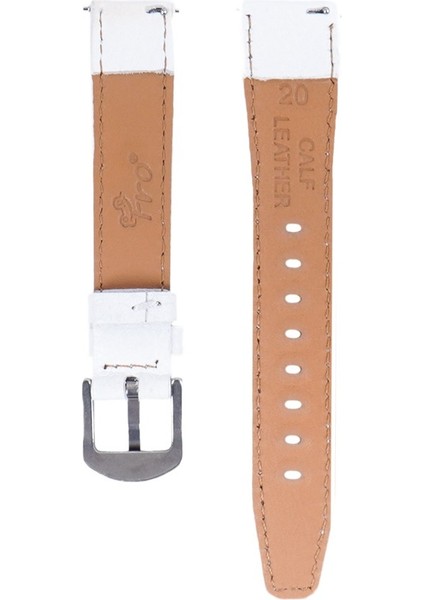 LW38-43 20 mm Hakiki Deri Kroko Beyaz Kordon Gold Toka fiyatları