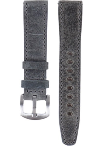 LW38-43 20 mm Hakiki Deri Spor Gri Kordon Silver Toka fiyatları