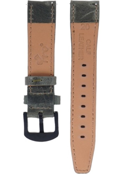 LW38-43 20 mm Hakiki Deri Spor Yeşil Kordon Siyah Toka modelleri
