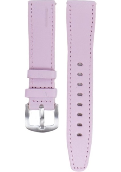 LW38-43 20 mm Hakiki Deri Düz Pembe Kordon Silver Toka fiyatları