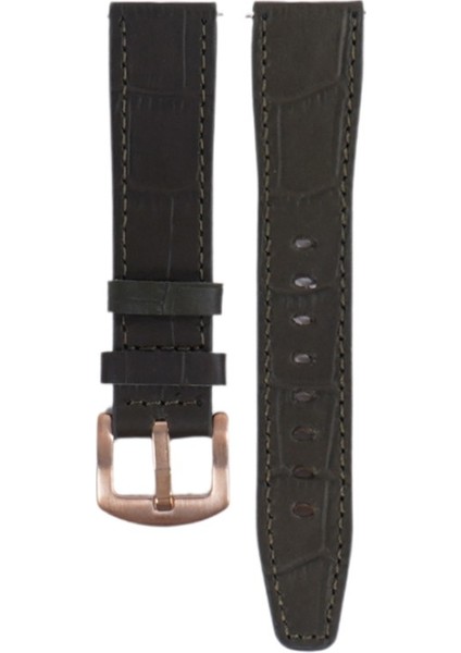 LW38-43 20 mm Hakiki Deri Kroko Haki Kordon Gold Toka fiyatları