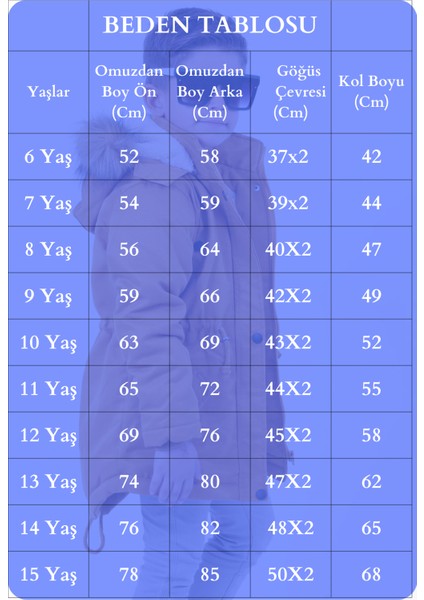 Erkek Çocuk Su Geçirmez Kanvas Kumaş Kürklü Çıkarılabilir Kapüşonlu Kışlık Uzun Hardal Sarı Mont KABAN-MNT-2005