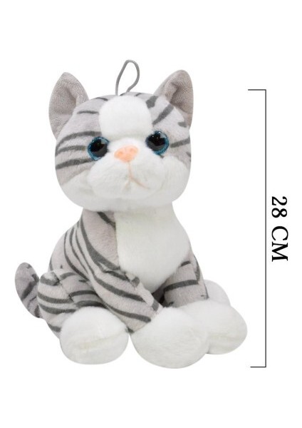 Peluş Oyuncak Kedi 28 cm