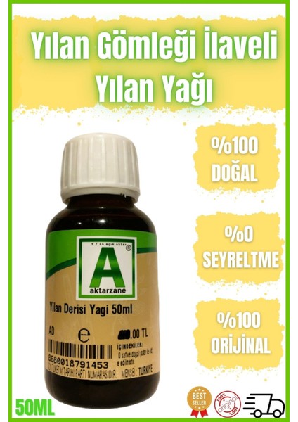 Yılan Derisi Yağı 50ml