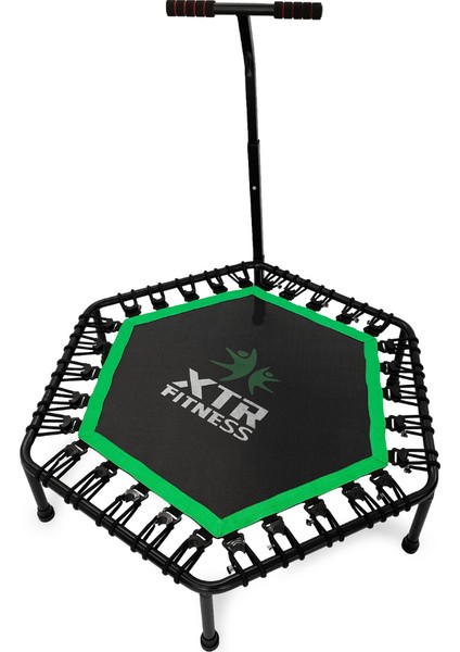 XTR Fitness Tutunmalı Trambolin 106 cm Yeşil