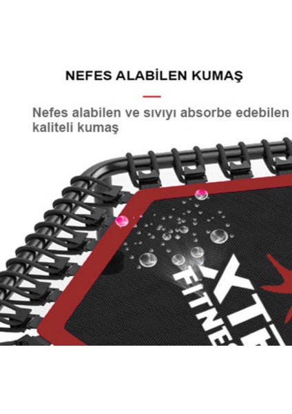 XTR Fitness Tutunmalı Trambolin 106 cm Yeşil